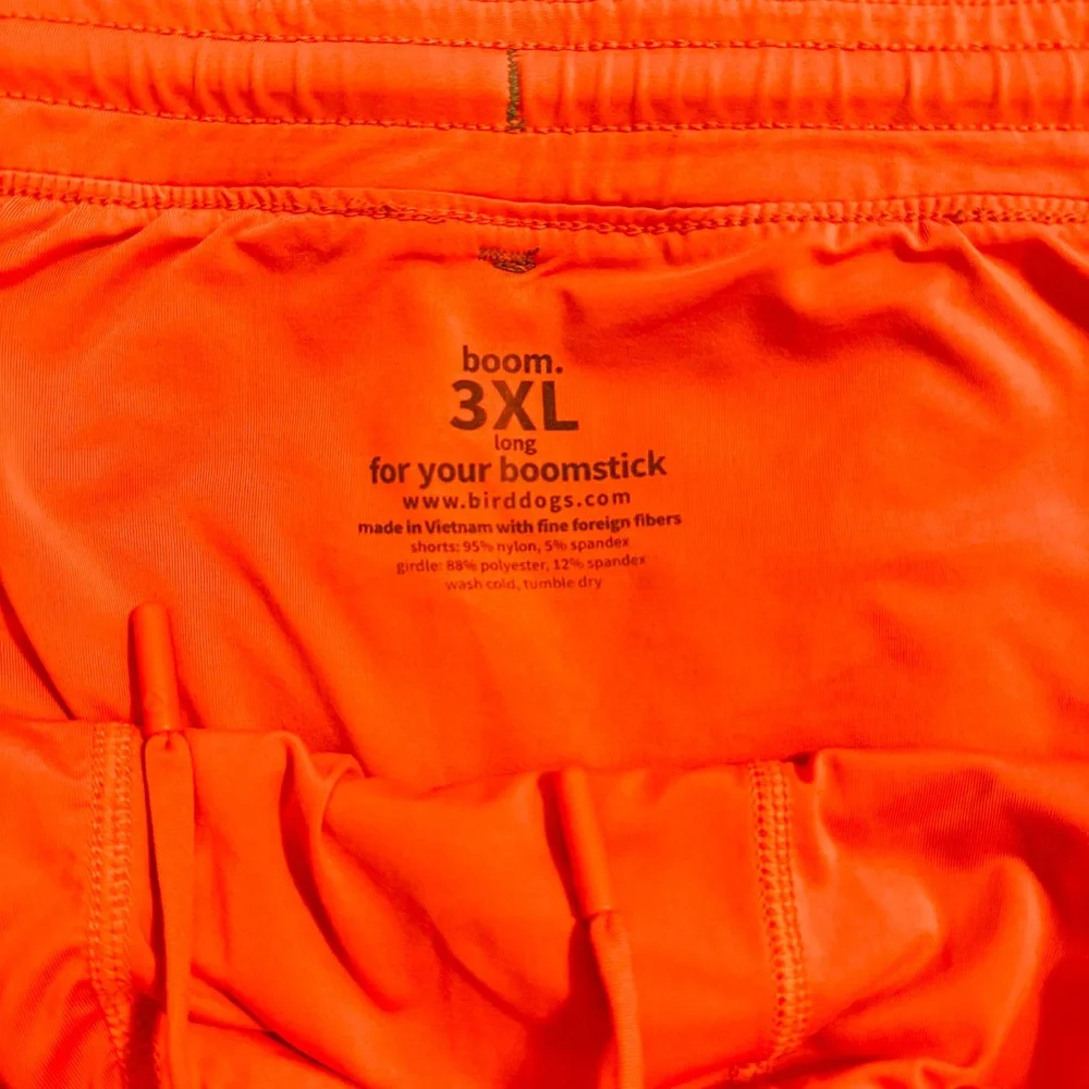 Birddogs Mens 3XL Long‎ Lined Athletic Gym Shorts Gray